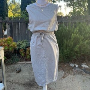 MIDI SKIRT AND TOP SET